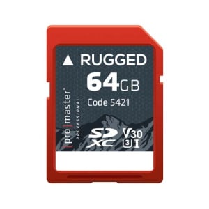 ProMaster SDXC 64gb UHS-1 V30 Rugged Memory Card