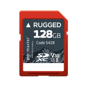 ProMaster SDXC 128gb UHS-1 V30 Rugged Memory Card