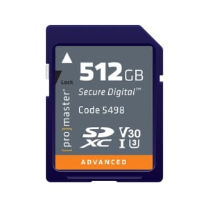 ProMaster 512gb SDXC U3 Memory Card Advanced 633x V30