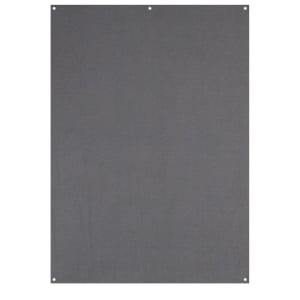 WESTCOTT X-Drop Wrinkle-Resistant Backdrop - Neutral Gray  5' x 7'
