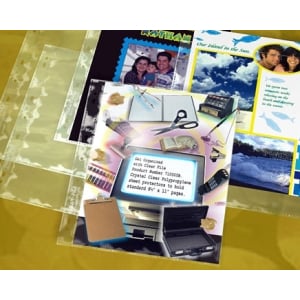 CLEARFILE Print Pages 25 pack Holds 2 - 8"x12"