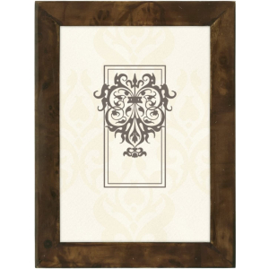 MALDEN Burlwood Veneer Walnut 5"x7" Frame