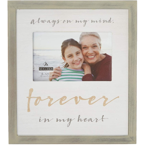 MALDEN "Forever In My Heart" Wood Frame w/ Silkscreen (Holds 1 4"x6")