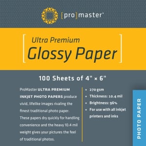 PhotoImage Ultra Premium Glossy 4"x6" 100 Sheets