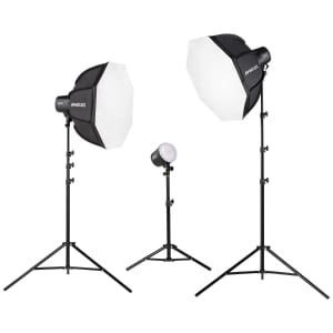 WESTCOTT U60-B Bi-Color LED 3-Light Softbox Kit (60W)