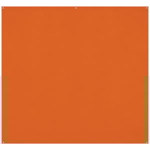 WESTCOTT X-Drop Pro Wrinkle-Resist Backdrop - Tiger Orange (8' x 8')