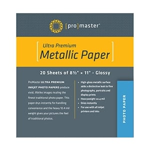 PhotoImage Pro Silver Metallic 8.5"x11" 20 Sheets