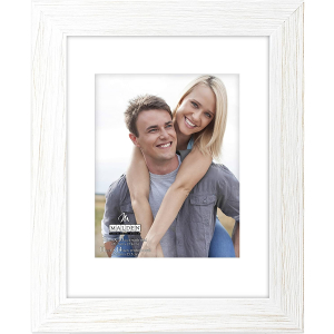 MALDEN Manhattan Distressed White 11"X14" Frame w/ 8"X10" Opening