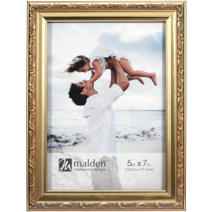 MALDEN Dimensional Bezel Gold 5"x7" Frame