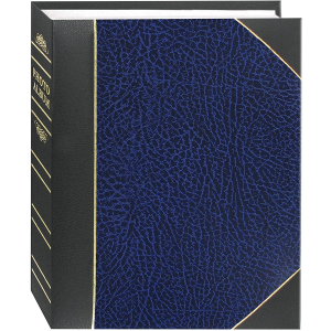 PIONEER BT46 4"x6" Ledger Album   Blue with Black trim