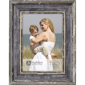 MALDEN Gray Watercolors 5"x7" Frame