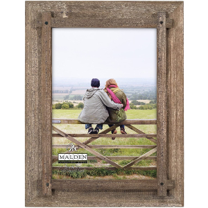 MALDEN Rustic Woods Criss Cross 5"X7" Frame