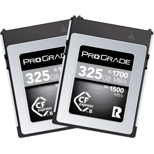 ProGrade Digital 325GB CFexpress B 2.0 Cobalt Memory Card (2 Pack)