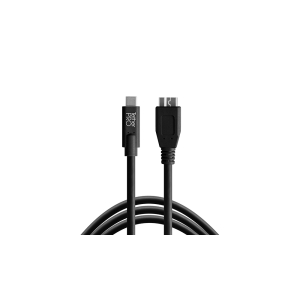 TETHERTOOLS TetherPro USB-C to 3.0 Micro-B 15' BLK