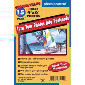 Photo Postcard 4x6 - 15 Pack