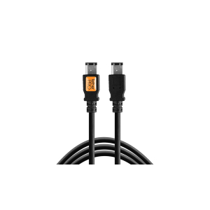 TETHERTOOLS TetherPro FireWire 400 6 pin - 6 pin 15' black cable