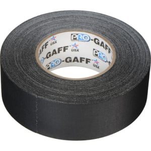 PERMACEL Black 2"x55 yds. Gaffer Tape                    P665
