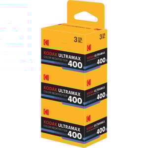 Eastman Kodak Ultramax 400 3 Pack 36EXP 35mm