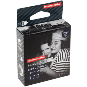 LOMOGRAPHY 120 Earl Grey B&W Film 100 ASA   (3-pack)