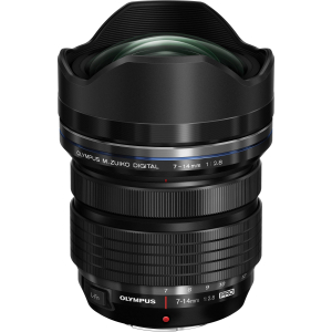 OLYMPUS 7-14mm f2.8 PRO ED Lens Black                    Micro 4/3