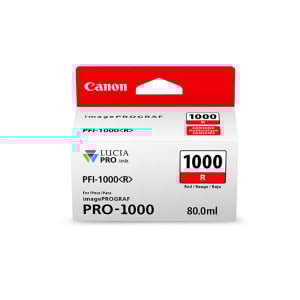 CANON PFI1000 Red Ink Tank for PRO1000 Printer