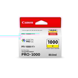 CANON PFI1000Y Yellow Ink Tank for PRO1000 Printer