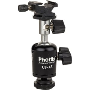 PHOTTIX Varos Pro Mini Flash Shoe Umbrella Holder Multi-functional