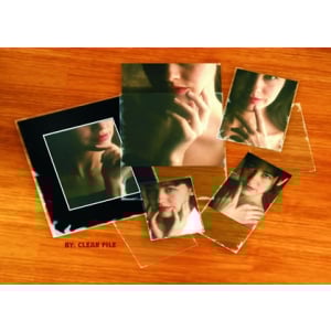 CLEARFILE Print Protectors 25 pack holds 1 4"x6" print