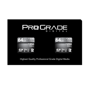 PROGRADE Digital SDXC UHS-II V90 64GB Memory Card - 2 Pack