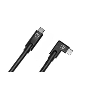 TetherPro USB-C to USB-C Right Angle, Black