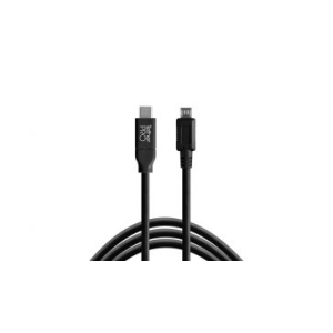 TETHERTOOLS USB-C to 2.0 Micro-B 5 Pin    15' Black