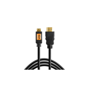 TETHERTOOLS TetherPro mini HDMI C to HDMI A 3' black cable