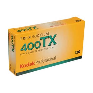 KODAK TX Tri X 400asa B&W 120  5 roll Pro Pack