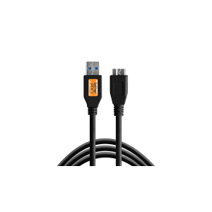 TETHERTOOLS TetherPro USB 3.0 male to Micro B 5 pin 3' black cbl