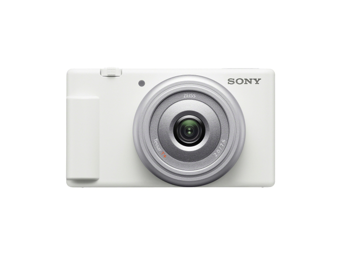 SONY ZV-1F Vlog Camera for Content Creators and Vloggers - White