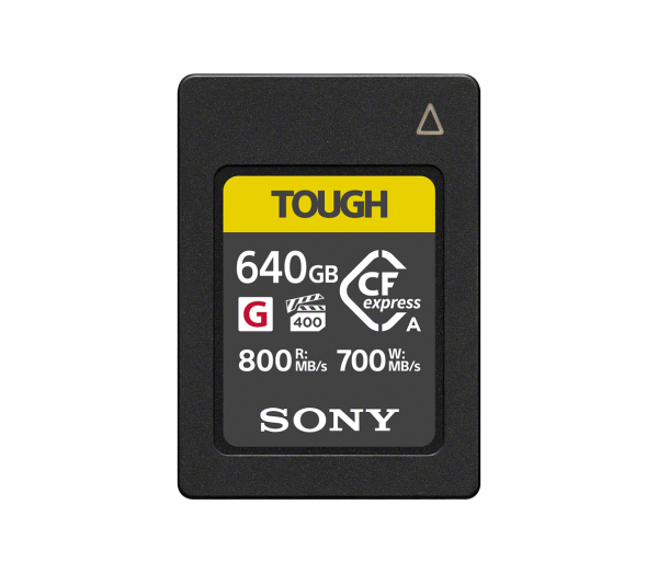 SONY CFexpress Type A Memory Card 640GB (800MB/s Read, 700MB/s Write)