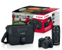 Canon EOS R100 Double Zoom Lens Kit (18-45mm, 75-300mm Lenses, & Bag)
