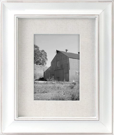 MALDEN Classic Barnside White Frame with Mat 5"x7" / 8"x10"