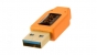 TETHERTOOLS TetherPro USB 3.0 male to Micro B 5 pin rt angle 15' org