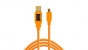 TETHERTOOLS TetherPro USB 2.0 A to Mini B 8 pin 15' orange cable