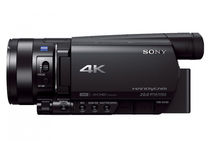 SONY FDR AX100 Digital 4k Camcorder with 12x Zeiss lens