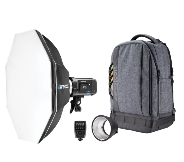 Westcott FJ250 Touchscreen Strobe 1-Light Backpack kit with FJ-X3M