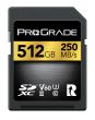 ProGrade SDXC UHS-II V60 Gold Memory Card - 512GB
