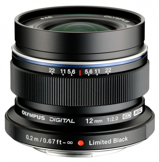 OLYMPUS 12mm f2.0 Lens Black for micro 4/3