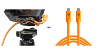 TETHERTOOLS TetherGuard LeverLock Plate + USB-C Dual Right Angle 15'