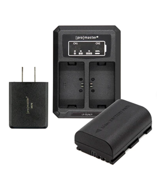 ProMaster LPE6P Battery/Charger Kit for Canon