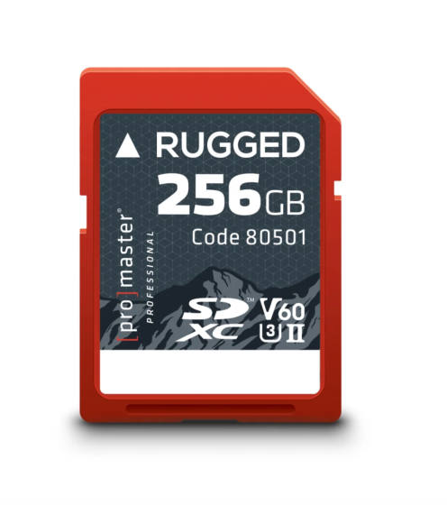 ProMaster SDXC 256gb UHS-II V60 Rugged Memory Card