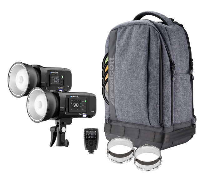Westcott FJ Wireless 2-Light Portable Portrait Flash Kit FJ-X3 S