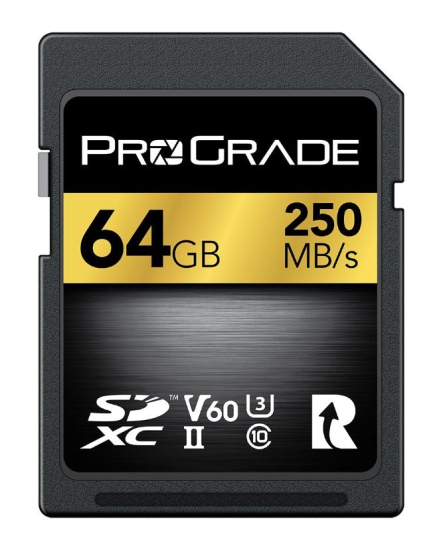 ProGrade Digital SDXC UHS-II V60 Memory Card (64GB)   #CLEARANCE