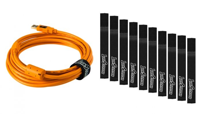 TETHERTOOLS Starter Kit USB 2.0 to Micro-B 5-Pin   15' Orange